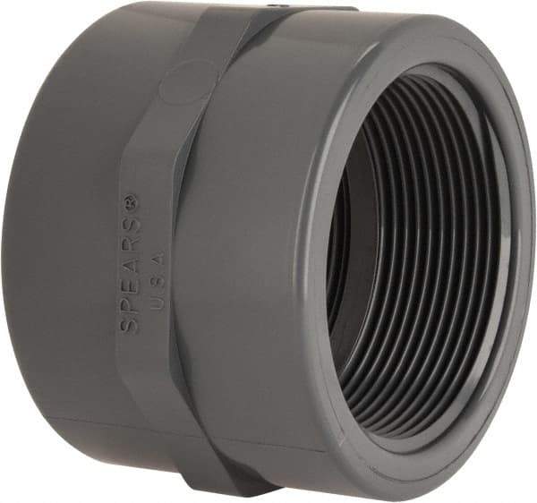 Value Collection - 2" CPVC Plastic Pipe Coupling - Schedule 80, FIPT x FIPT End Connections - Eagle Tool & Supply