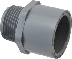 Value Collection - 1" CPVC Plastic Pipe Male Adapter - Schedule 80, MIPT x Slip End Connections - Eagle Tool & Supply