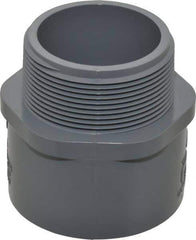 Value Collection - 2" CPVC Plastic Pipe Male Adapter - Schedule 80, MIPT x Slip End Connections - Eagle Tool & Supply