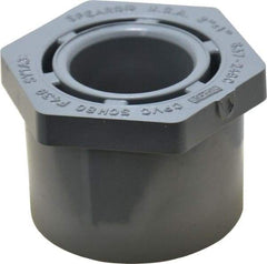 Value Collection - 2 x 1" CPVC Plastic Pipe Bushing - Schedule 80, Spig x Slip End Connections - Eagle Tool & Supply