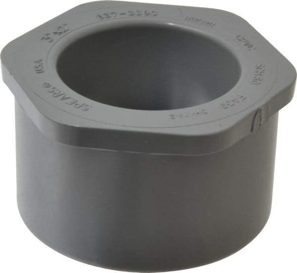 Value Collection - 3 x 2" CPVC Plastic Pipe Bushing - Schedule 80, Spig x Slip End Connections - Eagle Tool & Supply