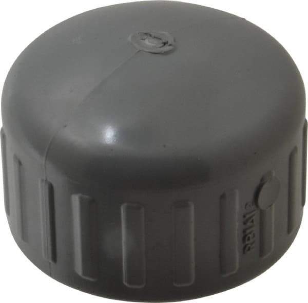 Value Collection - 1-1/4" CPVC Plastic Pipe End Cap - Schedule 80, FIPT End Connections - Eagle Tool & Supply