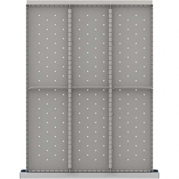LISTA - 6-Compartment Drawer Divider Layout for 3.15" High Drawers - Eagle Tool & Supply