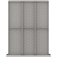 LISTA - 6-Compartment Drawer Divider Layout for 3.15" High Drawers - Eagle Tool & Supply