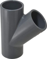 Value Collection - 2" CPVC Plastic Pipe Wye - Schedule 80, Slip End Connections - Eagle Tool & Supply