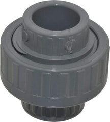 Value Collection - 3/4" CPVC Plastic Pipe Union with EPDM O-Ring - Schedule 80, Slip x Slip End Connections - Eagle Tool & Supply