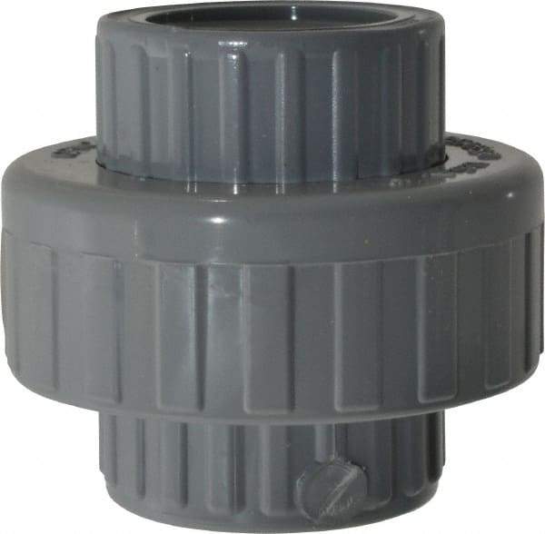 Value Collection - 1" CPVC Plastic Pipe Union with EPDM O-Ring - Schedule 80, FIPT x FIPT End Connections - Eagle Tool & Supply