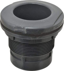 Value Collection - 3" PVC Plastic Pipe Bulkhead Tank Adapter - Schedule 80, Slip x FIPT End Connections - Eagle Tool & Supply