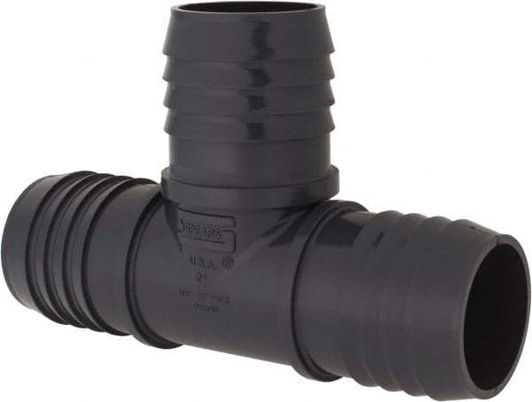 Value Collection - 2" Barb, Multiple Barbed Tube Insert Tee - PVC, Male - Eagle Tool & Supply