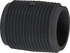 Value Collection - 1" Pipe, 1-1/2" Long CPVC Threaded Plastic Pipe Nipple - Schedule 80, Gray - Eagle Tool & Supply