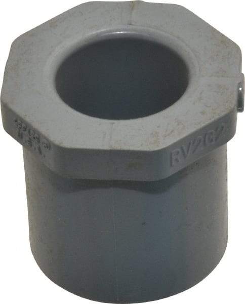 Value Collection - 1 x 1/2" CPVC Plastic Pipe Bushing - Schedule 80, Spig x Slip End Connections - Eagle Tool & Supply