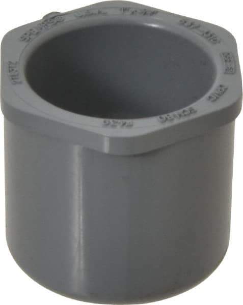 Value Collection - 1 x 3/4" CPVC Plastic Pipe Bushing - Schedule 80, Spig x Slip End Connections - Eagle Tool & Supply