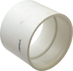 B&K Mueller - 4", PVC Drain, Waste & Vent Pipe Coupling - Hub x Hub - Eagle Tool & Supply
