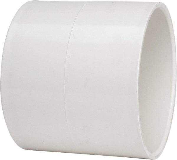 B&K Mueller - 6", PVC Drain, Waste & Vent Pipe Coupling - Hub x Hub - Eagle Tool & Supply
