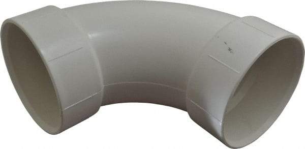 B&K Mueller - 4", PVC Drain, Waste & Vent Pipe 90 Elbow - Hub x Hub - Eagle Tool & Supply