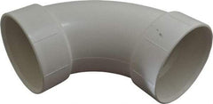 B&K Mueller - 4", PVC Drain, Waste & Vent Pipe 90 Elbow - Hub x Hub - Eagle Tool & Supply