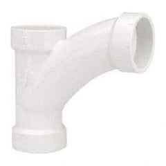 B&K Mueller - 1-1/2", PVC Drain, Waste & Vent Pipe Combination TY - Hub x Hub x Hub - Eagle Tool & Supply