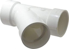 B&K Mueller - 3", PVC Drain, Waste & Vent Pipe 45 Wye - Hub x Hub x Hub - Eagle Tool & Supply