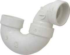 B&K Mueller - 1-1/2", PVC Drain, Waste & Vent Pipe P Trap - Hub x Hub - Eagle Tool & Supply