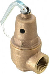 Conbraco - 3/4" Inlet, 1" Outlet, ASME Section IV Safety Relief Valve - 30 Max psi, Bronze, 970,000 BTUs - Eagle Tool & Supply
