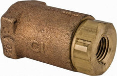 Conbraco - 1/4" Bronze Check Valve - Inline, FNPT x FNPT - Eagle Tool & Supply