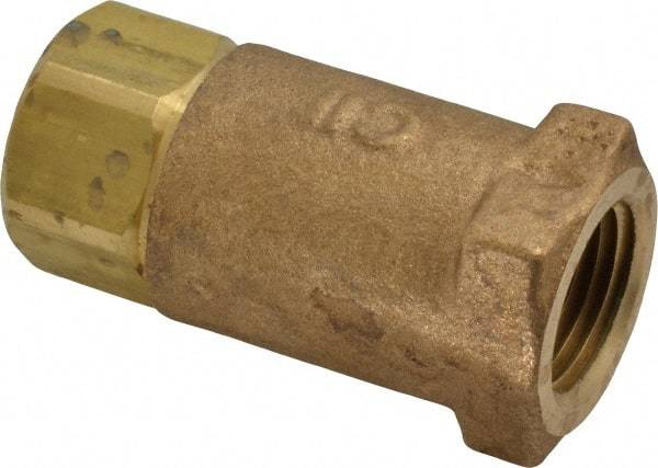 Conbraco - 1/2" Bronze Check Valve - Inline, FNPT x FNPT - Eagle Tool & Supply