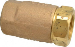 Conbraco - 1-1/4" Bronze Check Valve - Inline, FNPT x FNPT - Eagle Tool & Supply