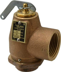 Conbraco - 3/4" Inlet, 1" Outlet, ASME Safety Relief Valve - 30 Max psi, Bronze, 710,000 BTUs - Eagle Tool & Supply