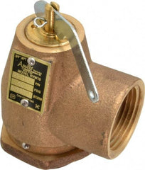 Conbraco - 3/4" Inlet, 1" Outlet, ASME Safety Relief Valve - 40 Max psi, Bronze, 870,000 BTUs - Eagle Tool & Supply