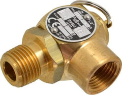 Conbraco - 1/2" Inlet, 1/2" Outlet, ASME Safety Relief Valve - 35 Max psi, Bronze, 275,000 BTUs - Eagle Tool & Supply