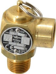 Conbraco - 1/2" Inlet, 1/2" Outlet, ASME Safety Relief Valve - 50 Max psi, Bronze, 365,000 BTUs - Eagle Tool & Supply