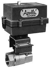 Apollo - 1" Pipe, 2,000 psi WOG Rating Carbon Steel Electric Actuated Ball Valve - Standard Port, 150 psi WSP Rating, Threaded (NPT) End Connection - Eagle Tool & Supply