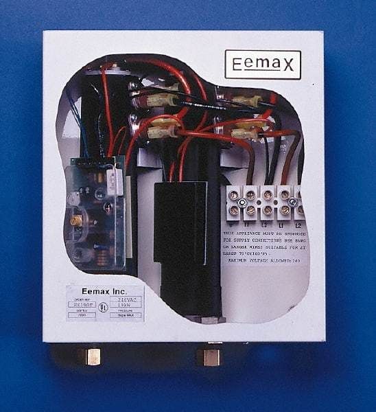 Eemax - 240 Volt Electric Water Heater - 15 KW, 64 (2 x 32) Amp, 8 Wire Gauge - Eagle Tool & Supply