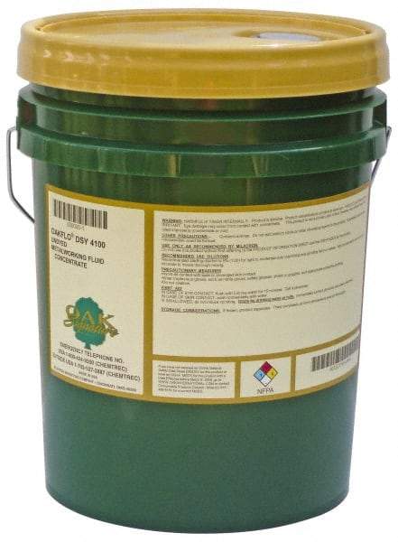 Oak Signature - Oakflo DSY 4100, 5 Gal Pail Grinding Fluid - Synthetic, For Machining - Eagle Tool & Supply