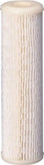 Value Collection - 2-1/2" OD, 30µ, Polyester Pleated Cartridge Filter - 9-3/4" Long, Reduces Sediments - Eagle Tool & Supply