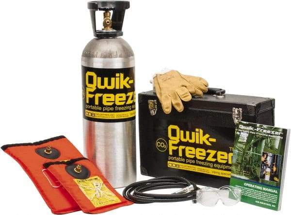 Made in USA - Quick Freezing Kit - 3/8 to 1-1/2" Pipe Capacity - Eagle Tool & Supply