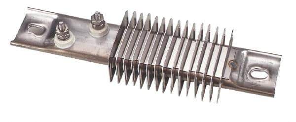 Hotwatt - 120 Volt, 400 Watt, 8" Long Channel Strip Heater - 3-1/4" Fin Length, 48 Watt per Sq In - Eagle Tool & Supply