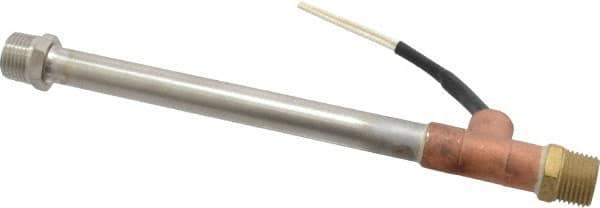 Hotwatt - 6.37" Long 400 Watt Inline Heater - 22 Watt/Sq In, 120 Volt, 12 Leads - Eagle Tool & Supply