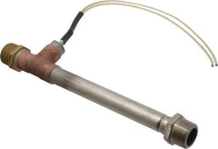 Hotwatt - 8.44" Long 750 Watt Inline Heater - 136 Watt/Sq In, 120 Volt, 12 Leads - Eagle Tool & Supply