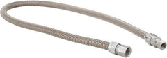 Dormont - 1/2" Inlet, 1/2" Outlet FIP x MIP Gas Connector - 48" Long, 1/2" Hose ID - Eagle Tool & Supply