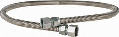 Dormont - 3/4" Inlet, 3/4" Outlet FIP x FIP Gas Connector - 48" Long, 1/2" Hose ID - Eagle Tool & Supply