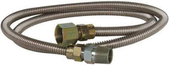 Dormont - 1/2" Inlet, 1/2" Outlet FIP x MIP Gas Connector - 48" Long, 1/4" Hose ID - Eagle Tool & Supply