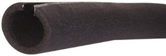 Made in USA - 3/8" Thick x 1-1/4" Pipe x 6' Long, Polyethylene Flexible Pipe Insulation - -160 to 200°F - Eagle Tool & Supply