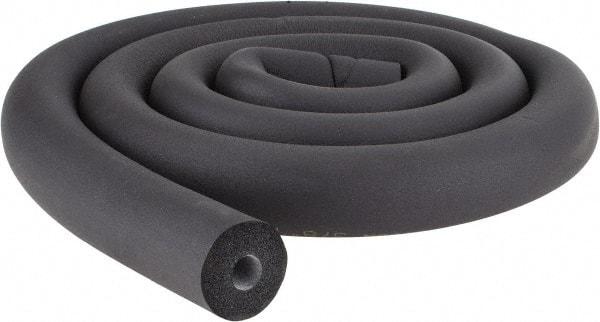 Made in USA - 1/2" Thick x 6' Long, Elastomeric Flexible Pipe Insulation - -40 to 220°F - Eagle Tool & Supply