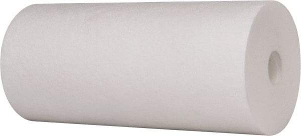 Pentair - 4-1/2" OD, 25/1µ, Polypropylene Dual Gradient Cartridge Filter - 9-3/4" Long, Reduces Sediments - Eagle Tool & Supply