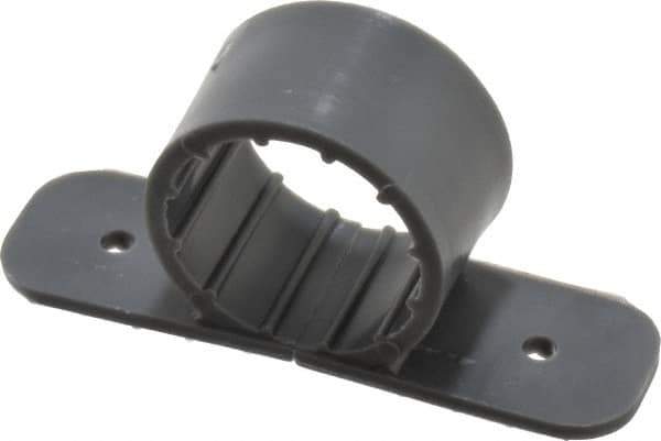 Oatey - 3/4" Pipe, Standard Pipe Clamp - Gray, Polypropylene - Eagle Tool & Supply