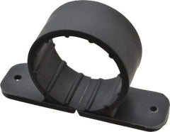 Oatey - 1-1/4" Pipe, Standard Pipe Clamp - Gray, Polypropylene - Eagle Tool & Supply