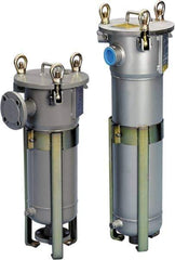 Parker - 2 Inch, Stainless Steel, Bag Filter Housing - FNPT End Connection, 160 GPM Max Flow - Eagle Tool & Supply