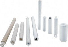 Parker - 2-1/2" OD, 50µ, Acetate Cotton String-Wound Cartridge Filter - 30" Long - Eagle Tool & Supply