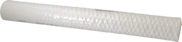 Parker - 2-1/2" OD, 1µ, Cotton String-Wound Cartridge Filter - 20" Long - Eagle Tool & Supply